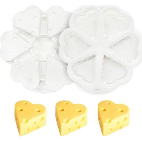 Lovely Cheese chape Cake mould decorations cake Party DIY scented gypsum candle handmade silicone mold