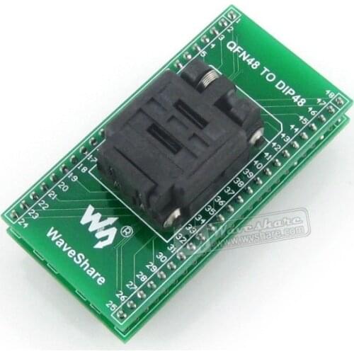 QFN48 TO DIP48 IC Test Socket Programming Adapter 0.5mm Pitch for QFN48 MLF48 MLP48 Package