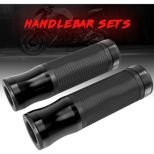 Handlebars End Grips CNC Motorcycle handle grips racing handlebar grip for Honda kawasaki Yamaha Suzuki Ducati Hyosung BMW