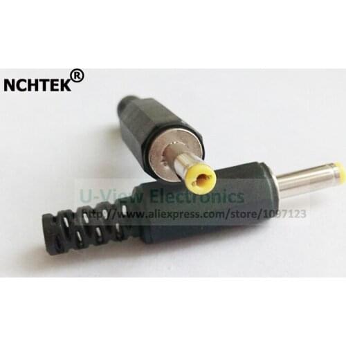 NCHTEK DC 4.0x1.7mm Male Connector For Power Charger Notebook CCTV Cables Soldering, 4.0/1.7 Plastic/Free DHL Shipping/500PCS