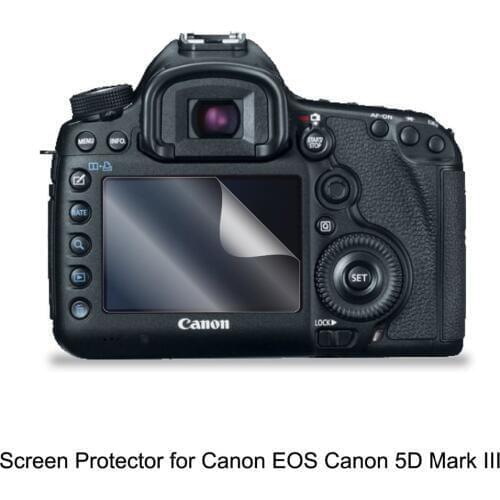 Clear Anti-Scratch LCD Screen Protector Guard Shield Film for Canon EOS 5D Mark III 5D3 Camera Accerrories