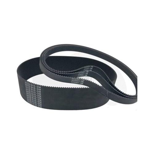 HTD3M-501/504/510/513 Rubber Timing Belt Black 3mm Pitch 1pc