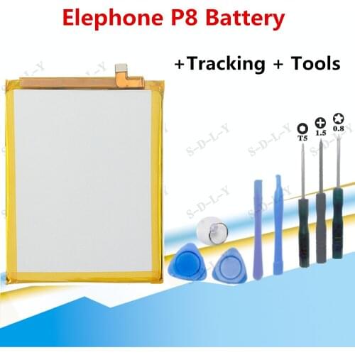 100% Original Elephone p8 Battery 3600mAh Elephone-P8 Smartphone Replacement Mobile Phones