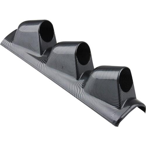 52mm Racing Pod Pillar Triple 3 Hole Mount Gauge Holder For Chrysler Dodge