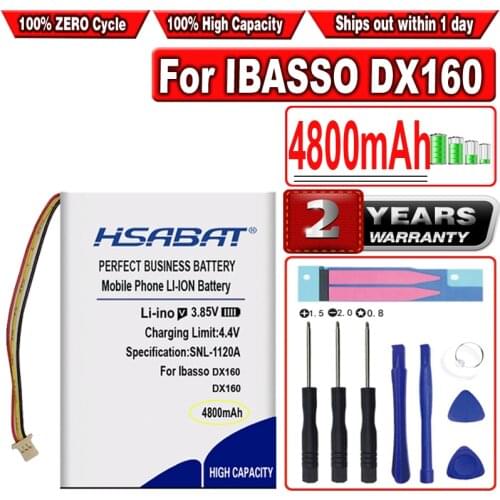 HSABAT 4800mAh Battery for Ibasso DX160 DAP Player