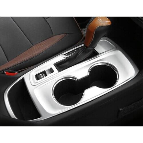 For Chevrolet Equinox 2017 2018 accessories ABS Plastic Car gear shift knob frame panel Decoration Cover Trim Car styling