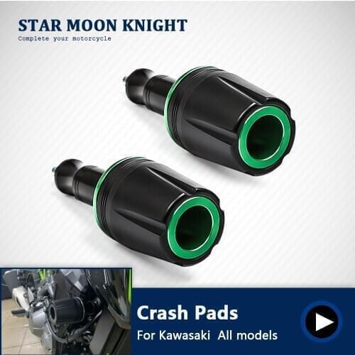 For Kawasaki Z125 Z250 Z300 Z650 750 V650 Z800 Z900 Motorcycle Falling Protection Frame Slider Fairing Guard Crash Pad Protector