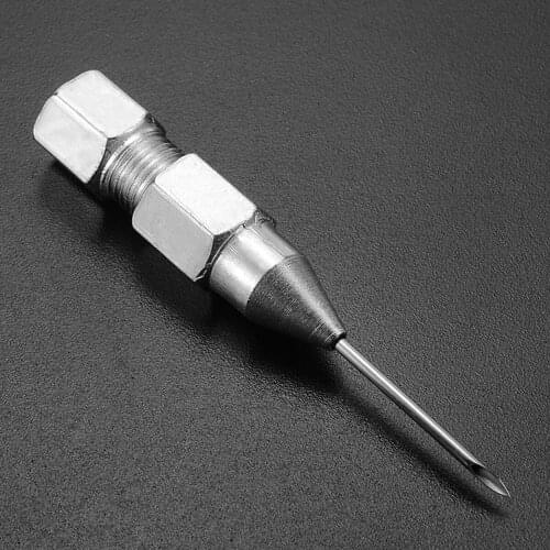 Stainless Steel Needles Dispensing Valve Joint Tool Needle Nose Grease Tool Dispenser Nozzle Adapter 8mm Diameter