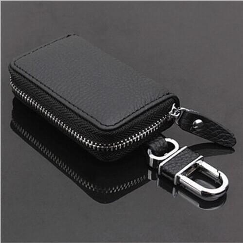 PU Leather Car Key Wallets Men Key Holder Housekeeper Keys Organizer Women Keychain Covers Zipper Key Case Bag
