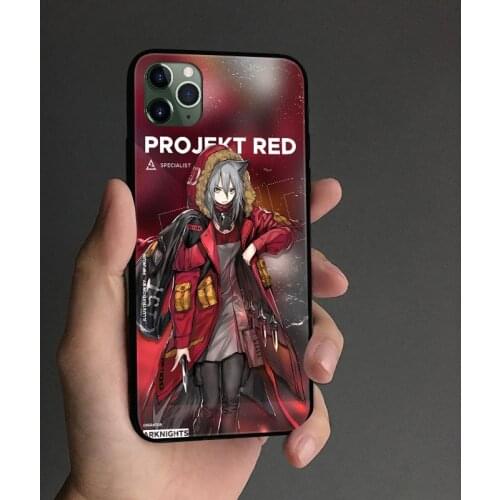 Projekt Red Arknights Phone case cover shell For iPhone 6s 7 8 Plus X XR XS 11 Pro Max Samsung S Note 8 9 10 20 Plus ultra
