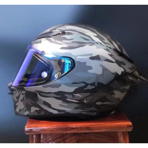 Full Face Motorcycle helmet camouflage carbon fiber Motocross Racing Motobike Riding Helmet Casco De Motocicleta four season