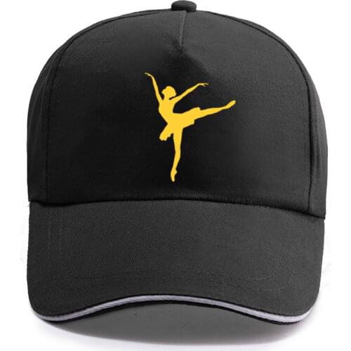 2020 New Summer Ballet Dancer Dancing Print Baseball Cap Unisex Women Men Cotton Dad Hat Snapback Hats Trucker Cap Sun-Hats