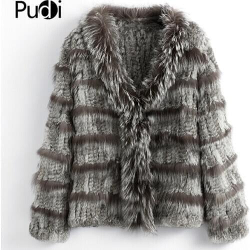 CT904 2020 new autumn women genuine rabbit fur coat with real raccoon fur collar body tassel lady casual coat