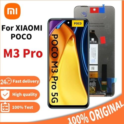 6.5 inch Original Display For Xiaomi Poco M3 Pro 5G M2103K19PG M2103K19PI LCD Display Touch Screen Digitizer Panel Assembly
