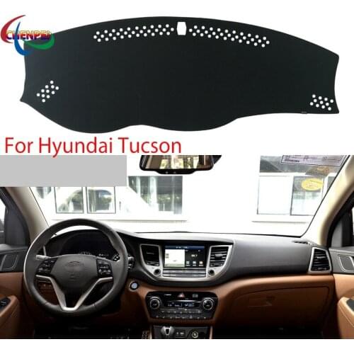 Car Anti-Slip Mat Dashboard Cover Pad Sunshade Avoid Light Pad Anti-UV Carpets Mat For Hyundai Tucson Interior Accessories