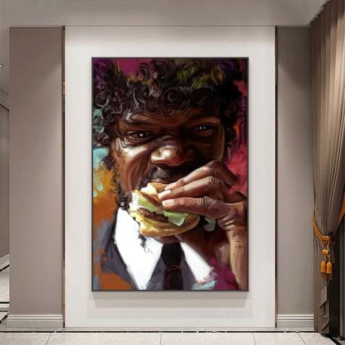 Pulp Fiction Vintage Movie Posters and Prints Canvas Painting Wall Pictures for Living Room Poster Decorative Home Decor