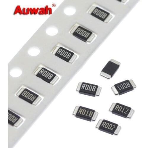 50pcs 1206 Chip Metal alloy resistor 1W 1% 0.0005 0.001 0.002 0.00R 0.004 0.005 0.006 0.007 0.008 0.009 Ohm Low resistance