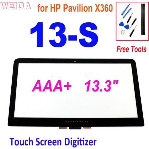AAA+ 13.3" Touch for HP Pavilion X360 13S Series 13-S Touch Screen Digitizer Replacement HP 13-s056nw 13-s003na Glass Panel