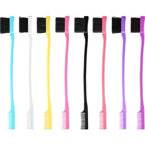 Eyebrow Brush Eyelash Brush Double-headed Makeup Comb Brush Hair Dye Comb Home DIY Essential Tool Wax Broken Hair Grooming Tools