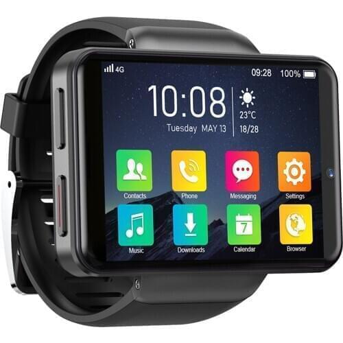 TICWRIS 2.4 Inch Smart Watch 3GB+32GB SIM Card Slot Face Unlock 2000mAh Dual Camera IP67 Waterproof Sport Watch for Android/ iOS