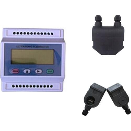 TDS-2000M High Temp -30~160℃ M2 Clamp-on Ttransducer DN50 DN80 DN100 Wall Mounted Ultrasonic Flowmeter Module Type Flow Meter