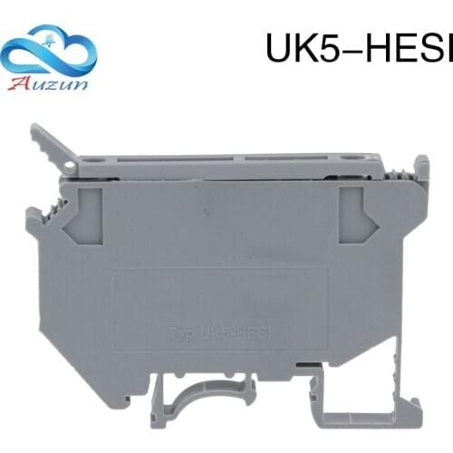 UK5-HESI pure copper quality insurance terminal UK5RD 4MM flame retardant fuse wire terminal