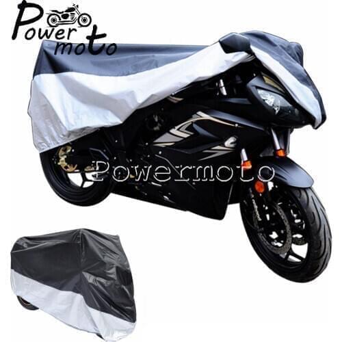 4XL Motorcycle Cover Universal Outdoor Anti-UV Protector for Scooter Waterproof Bike Rain Snow Dustproof Cover All-season