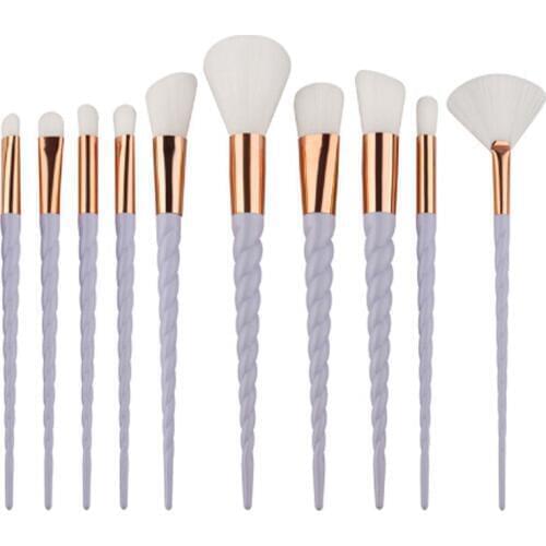 FORMA HOME 10 UNIDS Fantasy Set Foundation Makeup Brushes Degraded Kits Eye Shadow Powder Makeup Brush Set