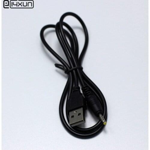 2.0 USB Port To 2.5*0.7mm DC Barrel Jack Power Cable Black Charging Connector
