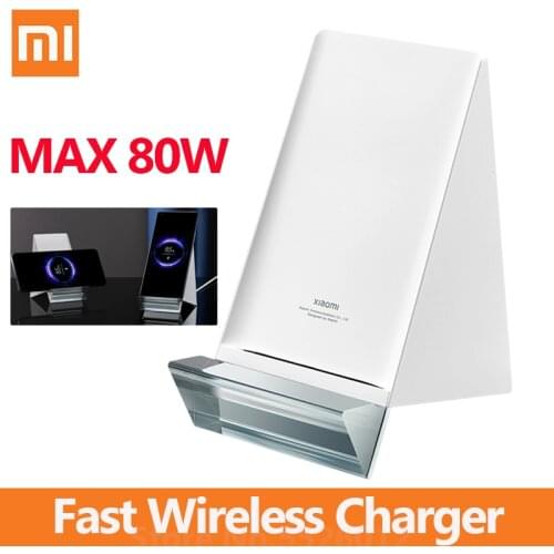 Xiaomi Wireless Charger 80W Intelligent Temperature Control Charging Base Fast Charge Set For Xiaomi 11 Pro/Ultra