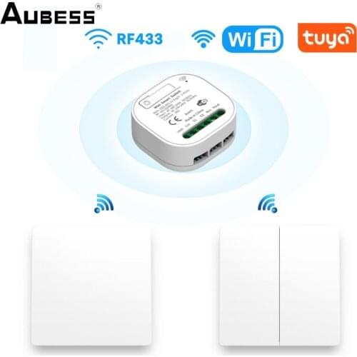 Wireless Switch Kinetic Self-Powered Wall Switch No Battery Needed Lighting Remote Control up to 30m No Wire Easy to Install