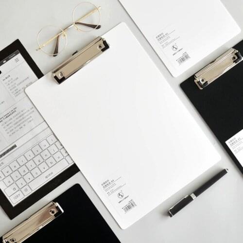 Simple A4 A5 Notepad Memo Pad Board Clip Loose-leaf Notebook File Writing Clamps