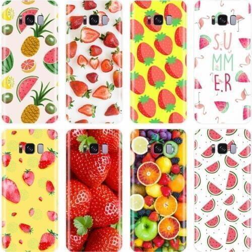 Fruit strawberry watermelon summer Soft Silicone TPU Phone Case For Samsung Galaxy NOTE 8 9 S6EDGE S6 S7 S8 S9 S10 S10PLUS S10E