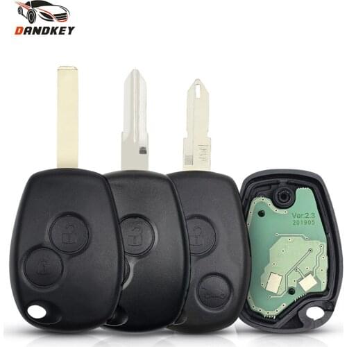 Dandkey Remote Car Key PCF7946 PCF7947 Chip 434MHz For Renault Trafic Vivaro Primastar Movano Dacia 2/3 Buttons Control Key Fob