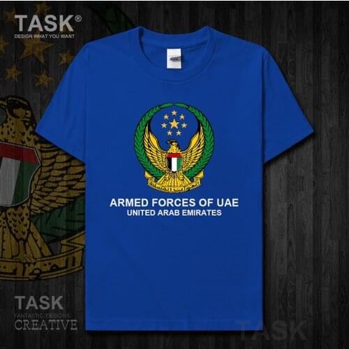 Army United Arab Emirates ARE UAE Emirati AE t shirt new Tops Short sleeve country Tactical Military sports cotton summer 01