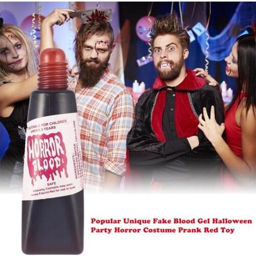Thick Fake Blood Professional Face Body Paint Oil Fake Clot Blood Gel Makeup Blood Gel Vampires Scars Halloween Bruises