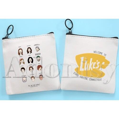 Gilmore Girls Korean Style Cartoon Printed Canvas Bag Design Canvas Simple and Fashionable Storage Bag