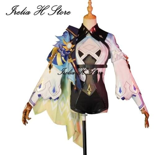 Irelia H Store eula Cosplays Genshin Impact eula Cosplay Costume dress female Halloween Costume Party