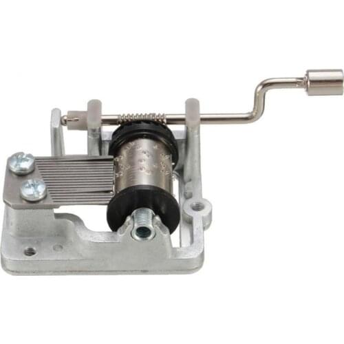 Mini Hand Crank Music Movement DIY Musical Instrument Accessory Decorative Movement Mechanical Music Box Accessory Kid Toys/Gift