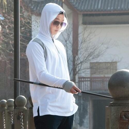 Fishing Clothes Tops Hoodies Breathable Fishing Jersey Long-sleeve Hiking Cycling Clothes Jacket Sun Protection Clothing 2021