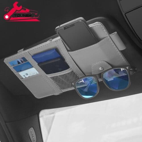 Car Visor Organizer Car Visor Sunglasses Holder Visor Accessories for Trucks Interior Car Accessories Visor Organizer for Trucks