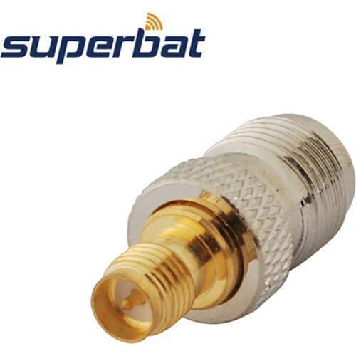 Superbat 5 pcs SMA-TNC Adapter RP-SMA Female Jack to RP-TNC Jack Straight RF Coaxial Connector
