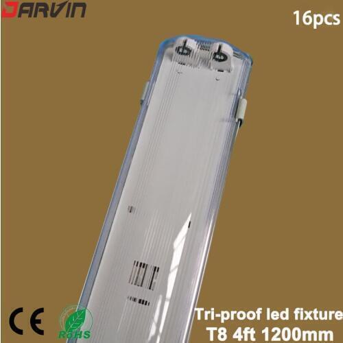 Led Fixture T8 4ft 1.2M Double Ended Tri-proof Led Tube Fixture T8 Led Tube Support Bracket damp proof Dustproof Explosionproof