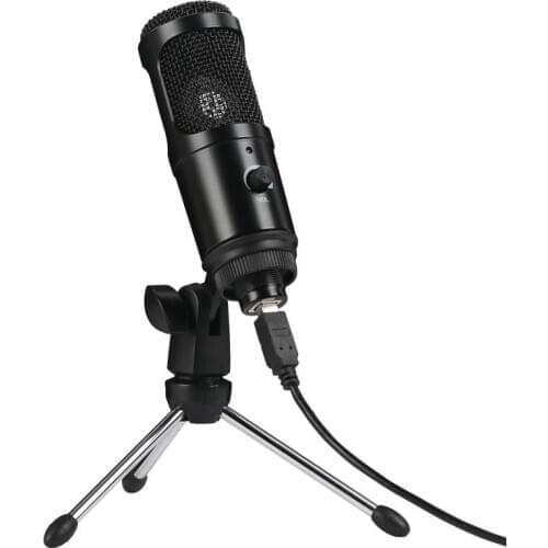 USB Microphone for PC Condenser Mic Vocals Recording Studio Microphone for YouTube Video Skype Chatting Game Podcast