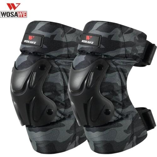 WOSAWE Protective Motorbike Kneepad Camo Motocross Motorcycle Knee Pads Protector Racing Guards Off-road Elbow Protection