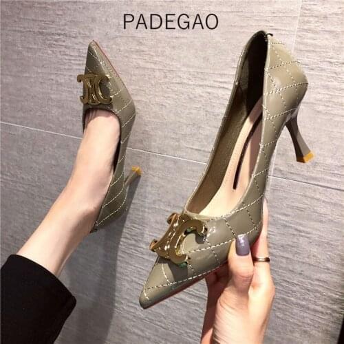 Womens Shoes 2021 Casual Korean Party Heels for Women Fashion Vintage High Heels