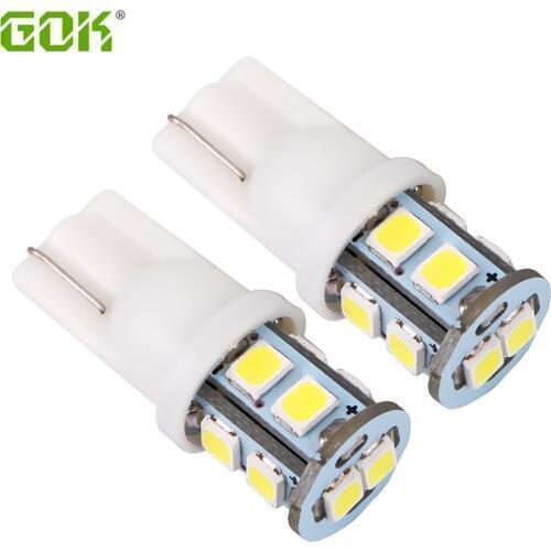 100pcs Auto T10 10smd 194 168 192 w5w led 2835 smd t10 10led Auto Car wedge parking dome light t10 Wedge Reverse Lamp