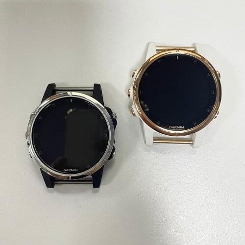 42mm LCD Display Screen For GARMIN Fenix 5S Plus Sapphire Original Front Cover Case LCD Screen Digitizer Panel Part Replacement
