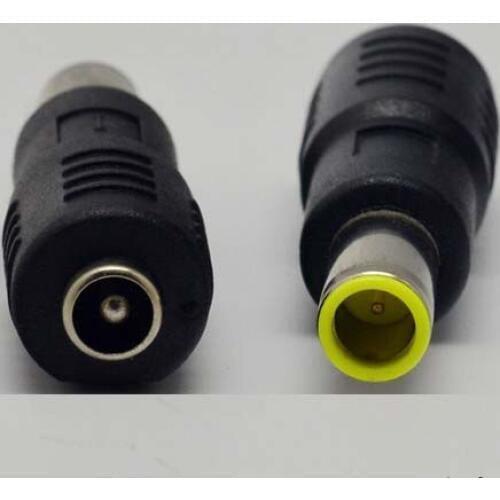 7.9*5.5mm DC Male to 5.5*2.1mm DC Female Power Plug for Lenovo IBM Laptop Adapter