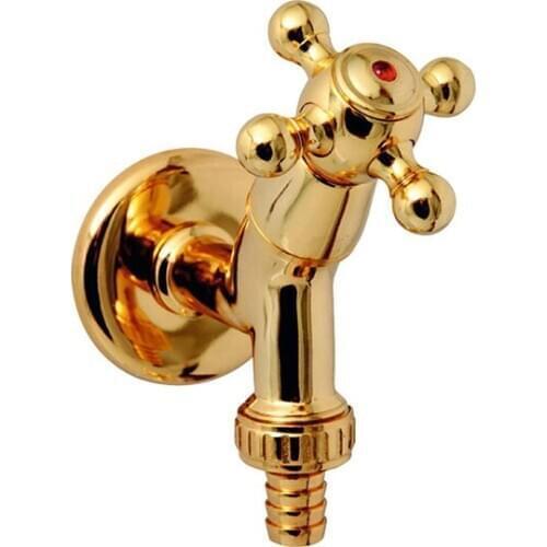 Altın Çamaşır Musluğu Koç